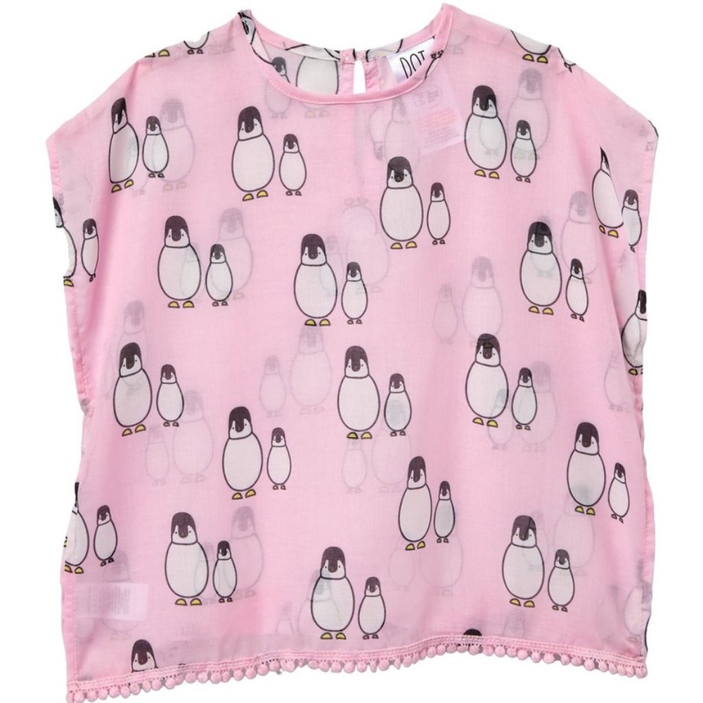 Dot Australia Mum & Me Pink Baby Penguin Cover Up